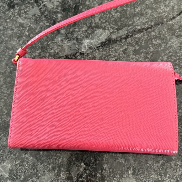 Prada Saffiano Crossbody Leather Wallet - Picture 4 of 15